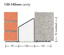 IG L1/HD 130 WIL Cavity Lintels (Heavy Duty)