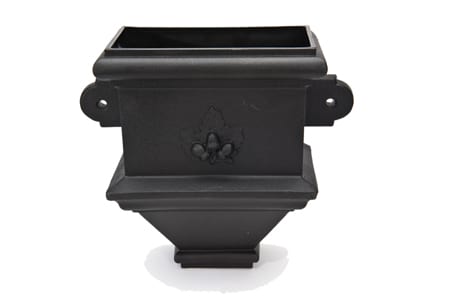 Cast Iron Style Wall Planters - Black