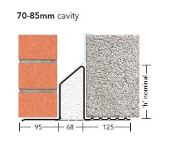 IG L1/HD 75 WIL Cavity Lintels (Heavy Duty)