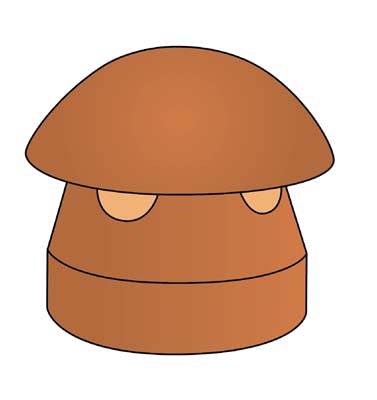 Mushroom Top (Outside Fitting)
