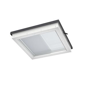 Velux MSU 100100 5070WL Solar AntiHeat Blind for CVU/CFU Flat Roof Windows - 1000mm x 1000mm - White