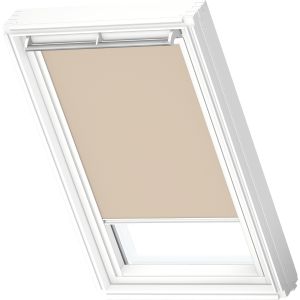 Velux DKL SK06 4556SWL Manual Blackout Blind - Beige - White Line - 1140x1180mm