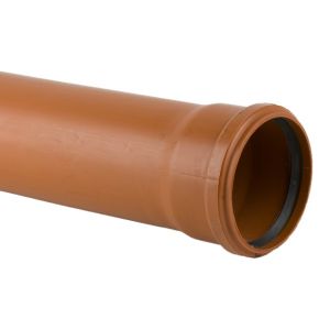 Brett Martin 160mm BS Single Socket Pipe 6m (B6606SN8)