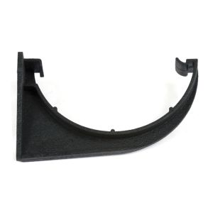 Brett Martin 112mm Cascade Cast Iron Style Fascia Bracket - Classic Black (BR043CI)