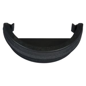 Brett Martin 112mm Cascade Cast Iron Style External Stopend - Classic Black (BR047CI)