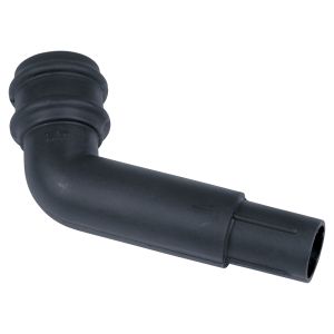 Brett Martin 68mm Cascade Cast Iron Style 112.5° Spigot Bend - Classic Black (BR209CI)