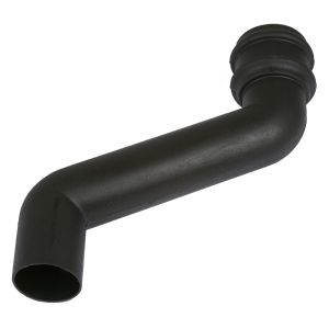 Brett Martin 68mm Cascade Cast Iron Style Offset 230mm - Classic Black (BR2230CI)