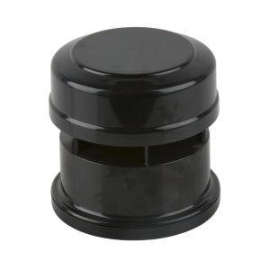 Brett Martin 110mm/82.4mm Push Fit Soil Air Admittance Valve (BS487) Black