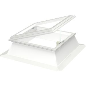 Velux CVJ 120120 1210 PVC Dome 300mm Electrically Vented Base Unit - 1200x1200mm