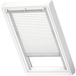 Velux FML CK06 1016 Electric Flying Pleated Blind - White - 550x1178mm
