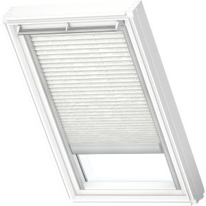 Velux FML CK01 1256 Electric Flying Pleated Blind - Classic White - 550x698mm