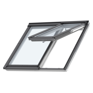 Velux GPLS FPK08 2070 2-In-1 Studio White Painted Roof Window Laminated Pane - 940x1400mm