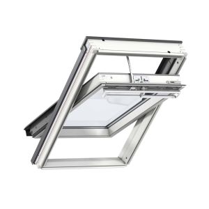 Velux GGL PK10 206630 Integra Solar Powered White Painted Centre Pivot Window - 940x1600mm
