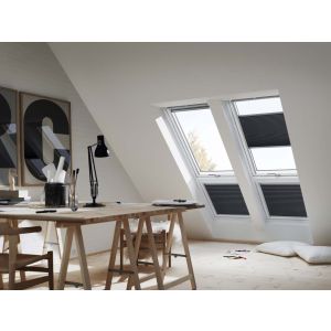 Velux GIL PK34 2066 Fixed White Painted Sloped Addition Vertical Element - 940x920mm