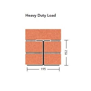 IG Heavy Duty Solid Wall Lintel I BEAM 2C 1350mm