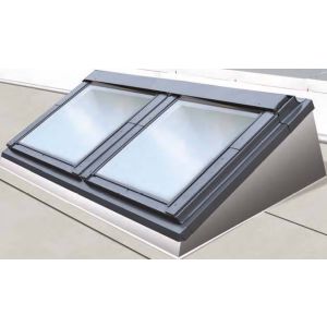 Keylite Combi Flat Roof System Incl. Upstand & Flashing 550x780mm - Double (CFRS 01 2018)