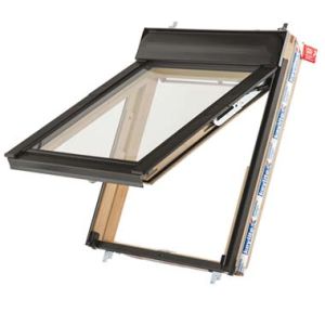 Keylite Lacquered Pine Top Hung Roof Window 550x980mm - Hi-Therm Glazing (TTH 02 HT)