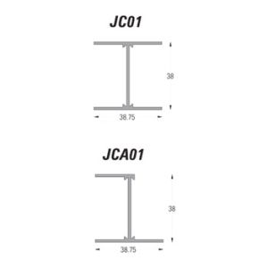 QIC JCA01 Ceiling Trim RAL 9010 (White) 3000mm