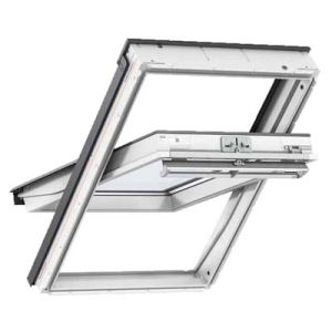 Velux GGU SK06 0070 Manual White Polyurethane Centre Pivot Window - 1140x1180mm