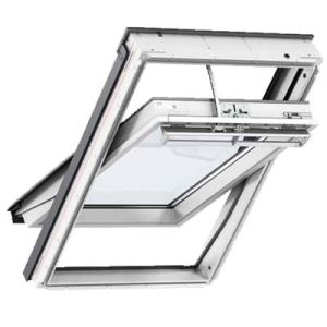 Velux GGU UK08 007030 White Solar Integra Electric Window 1340x1400mm