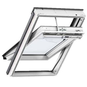 Velux GGU MK06 006630 Integra Solar Powered White Polyurethane Centre-Pivot Window - 780x1180mm