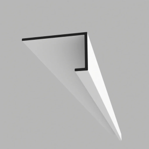 QIC P01 Drylining Trim RAL 9010 (White) 3000mm