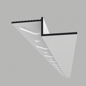 QIC R20 Drylining Trim RAL 9010 (White) 3000mm