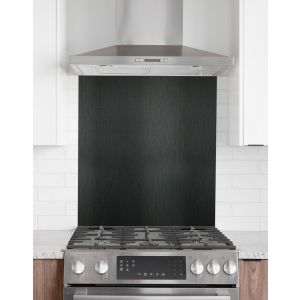 Kitchen Splashback 900mm x 750mm Brushed Black/Brushed Copper