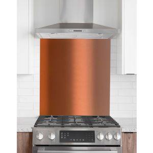 Kitchen Splashback 600mm x 750mm Gloss/Matte Chocolate