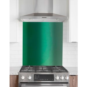 Kitchen Splashback 600mm x 750mm Gloss/Matte Green