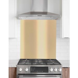 Kitchen Splashback 600mm x 750mm Gloss/Matte Light Ivory