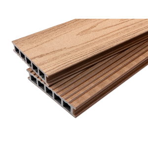 TherraWood Composite Deck Board 3600x140x26mm - Tropical Brown