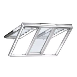 Velux GPLS FFKF06 2066 3-In-1 White Painted Roof Window 3-Layer Pane - 1880x1180mm