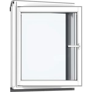 Velux VFA PK35 2066 Manual White Painted Tilt-and-Turn Left-Hung Vertical Element - 940x950mm
