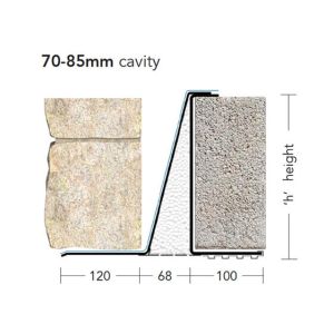 Keystone XCFS/K-70 WOL Extra Heavy Duty Cavity Wall Lintel 1050mm