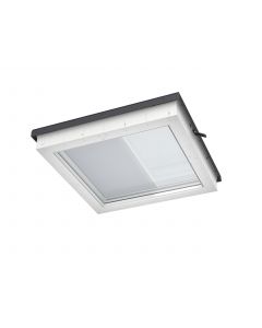 Velux MSU 090090 5070WL Solar AntiHeat Blind for CVU/CFU Flat Roof Windows - 900mm x 900mm - White