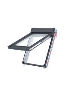 Keylite Polar PVC Finish Top Hung Roof Window 550x1180mm - Hi-Therm (PFE 01C HT)