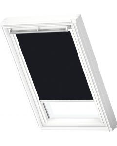 Velux DKL S01 3009SWL Manual Blackout Blind - Black - White Line - 1140x700mm