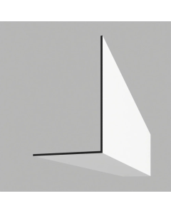 QIC AG45 Ceiling Trim RAL 9010 (White) 3000mm