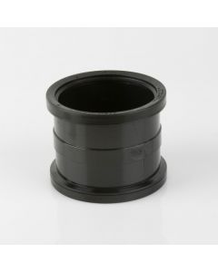 Brett Martin 110mm Double Socket Coupler (BS406) Black