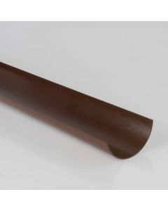 Brett Martin 112mm Roundstyle 2m Gutter (BR041) Brown