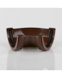 Brett Martin 112mm Roundstyle 135° Gutter Angle (BR049) Anthracite Grey