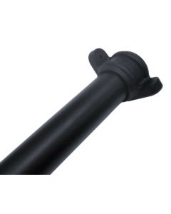 Brett Martin 68mm Cascade Cast Iron Style Corner Socketed Pipe 1.8m - Classic Black (BR2518LCI)
