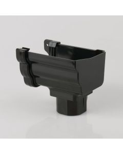 Brett Martin 106mm Prostyle Right Hand Stopend Outlet (BR856R) Anthracite Grey