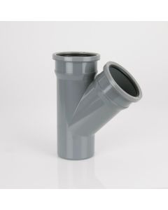 Brett Martin 110mm 135° Double Socket Branch Without Bosses (BS419) White