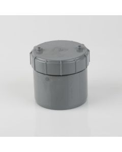 Brett Martin 110mm Push Fit Soil Access Plug (BS431) Grey