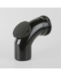 Brett Martin 110mm 92 1/2° Single Socket Access Bend (BS436) Grey