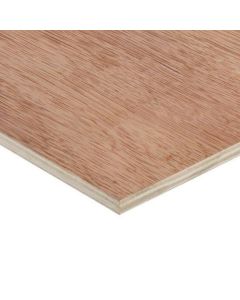 25mm Chinese Hardwood Face Poplar Core/Poplar External Grade Plywood B/BB CE2+ 2440mm x 1220mm (8" X 4")