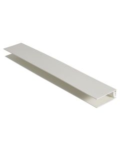 FloPlast CT1 White 5m Cladding Top Edge Trim