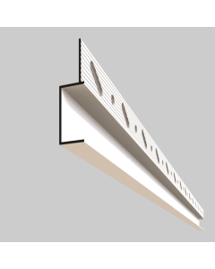 QIC D25 Drylining Trim RAL 9010 (White) 3000mm